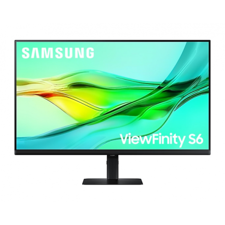 Samsung ViewFinity S6 S32D604UAU - S60UD Series - LED monitor - USB - 32" (31.5" viewable) - 2560 x 1440 QHD @ 100 Hz - IPS - 350 cd / m² - 1000:1 - HDR10 - 5 ms - HDMI, 2xDisplayPort, USB-C - black - 8
