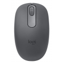 Logitech M196 - Mouse - right and left-handed - optical - 3 buttons - wireless - Bluetooth - graphite