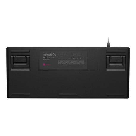 Logitech G PRO X RAPID - Keyboard - TKL - backlit - USB - QWERTY - Nordic (Danish/Finnish/Norwegian/Swedish) - key switch: Linear - black - 3