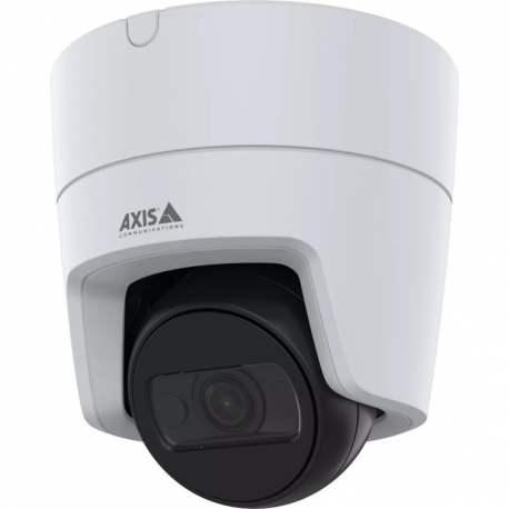 AXIS M3128-LVE - Network surveillance camera - PTZ - turret - outdoor, indoor - vandal / weatherproof - colour (Day&Night) - 8 MP - 3840 x 2160 - 4K - M12 mount - fixed iris - audio - LAN 10/100 - H.265, H.264, MJPEG - PoE Class 3 - TAA Compliant - 0