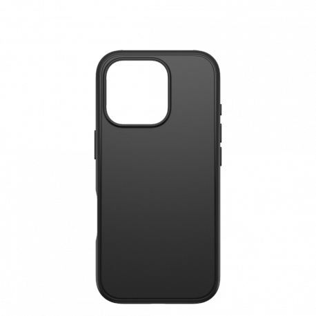 OtterBox Symmetry Series - Back cover for mobile phone - MagSafe compatibility - polycarbonate layer, thermoplastic elastomer (TPE) - black - for Apple iPhone 16 Pro - 0