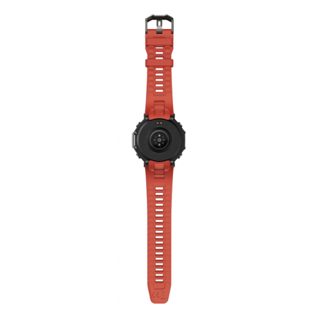 Amazfit T-Rex 3 - Smart watch with strap - liquid silicone - wrist size: 145-210 mm - display 1.5" - Bluetooth, Wi-Fi - 68.3 g - lava - 5