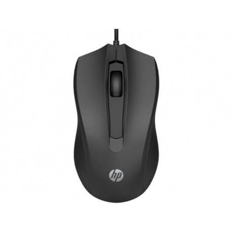 HP 105 - Mouse - right and left-handed - optical - 3 buttons - wired - USB-A - black - Smart Buy - 0