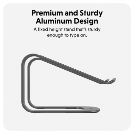 Targus HyperSpace - Notebook stand - ergonomic - 16" - space grey - 1