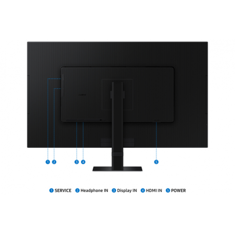 Samsung ViewFinity S7 S32D700EAU - S70D Series - LED monitor - 32" - 3840 x 2160 UHD @ 60 Hz - VA - 350 cd / m² - 3000:1 - HDR10 - 5 ms - HDMI, DisplayPort - black - 11