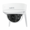 Reolink W437 - Network surveillance camera - zoom - dome - vandal  /  weatherproof - colour (Day&Night) - 8 MP - 3840 x 2160 - 4K - motorized - audio - wireless - Wi-Fi - LAN 10 / 100 - H.265 - DC 12 V