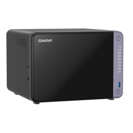 QNAP TS-632X-4G - NAS server - 6 bays - SATA 6Gb/s - RAID JBOD, 0, 1, 5, 6, 10, 50, 60 - RAM 4 GB - Gigabit Ethernet / 2.5 Gigabit Ethernet / 10 Gigabit Ethernet - iSCSI support - 1