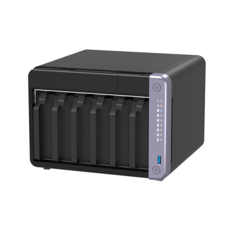 QNAP TS-632X-4G - NAS server - 6 bays - SATA 6Gb/s - RAID JBOD, 0, 1, 5, 6, 10, 50, 60 - RAM 4 GB - Gigabit Ethernet / 2.5 Gigabit Ethernet / 10 Gigabit Ethernet - iSCSI support - 3