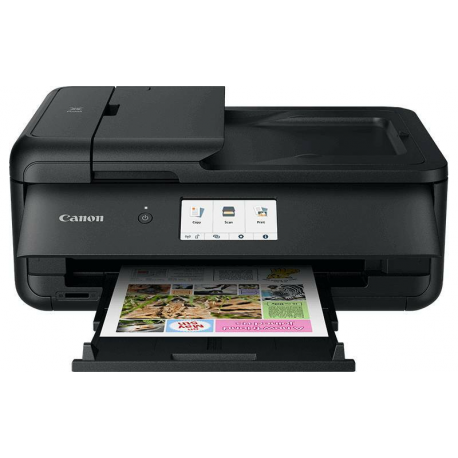 Canon PIXMA TS9550A - Multifunction printer - colour - ink-jet - A4 (210 x 297 mm), Legal (216 x 356 mm) (original) - A3 (media) - up to 15 ipm (printing) - 200 sheets - USB 2.0, LAN, Wi-Fi(n) - black - 4
