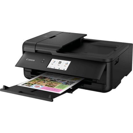 Canon PIXMA TS9550A - Multifunction printer - colour - ink-jet - A4 (210 x 297 mm), Legal (216 x 356 mm) (original) - A3 (media) - up to 15 ipm (printing) - 200 sheets - USB 2.0, LAN, Wi-Fi(n) - black - 5