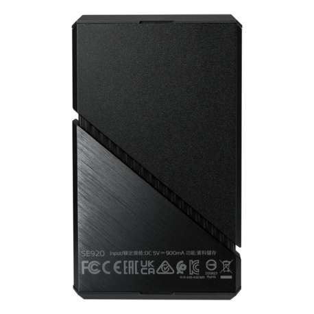 ADATA SE920 - SSD - 4 TB - external (portable) - USB4 (USB-C connector) - black - 1