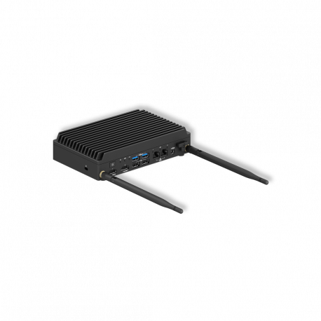 ASUS NUC 13 Rugged Tall BNUC13BRFA400B02I - Barebone - SFF 1 x Atom x7 x7425E  /  up to 3.4 GHz - RAM 0 GB - SSD - eMMC 64 GB - UHD Graphics - 2.5 Gigabit Ethernet, Gigabit Ethernet, IEEE 802.11ax (Wi-Fi 6E), Bluetooth 5.2 - black - 2