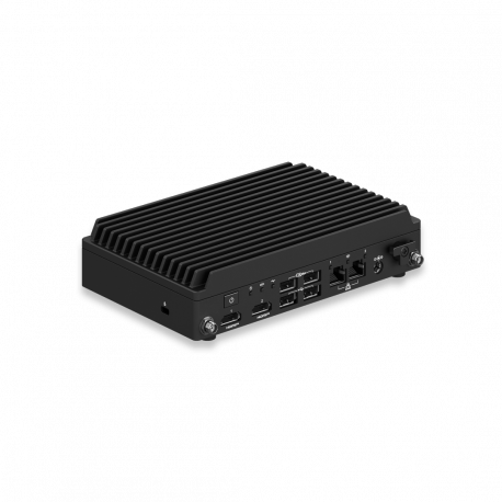 ASUS NUC 13 Rugged Tall BNUC13BRFA400B02I - Barebone - SFF 1 x Atom x7 x7425E  /  up to 3.4 GHz - RAM 0 GB - SSD - eMMC 64 GB - UHD Graphics - 2.5 Gigabit Ethernet, Gigabit Ethernet, IEEE 802.11ax (Wi-Fi 6E), Bluetooth 5.2 - black - 3