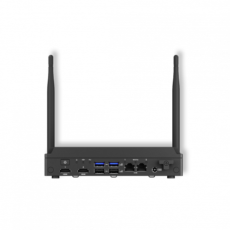 ASUS NUC 13 Rugged Tall BNUC13BRFA400B02I - Barebone - SFF 1 x Atom x7 x7425E  /  up to 3.4 GHz - RAM 0 GB - SSD - eMMC 64 GB - UHD Graphics - 2.5 Gigabit Ethernet, Gigabit Ethernet, IEEE 802.11ax (Wi-Fi 6E), Bluetooth 5.2 - black - 5