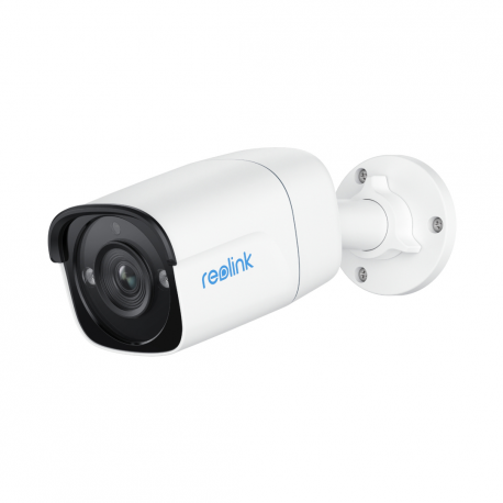 Reolink P320 5MP Smart PoE IP Camera with Person/Vehicle Detection, 100ft Night Vision & Audio Recording, White | Reolink - 0