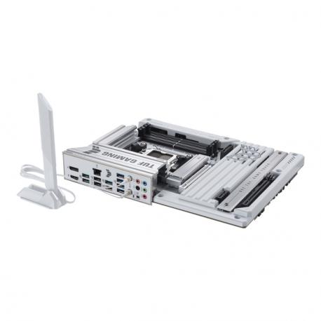 ASUS TUF GAMING B850-BTF WIFI W - Motherboard - ATX - Socket AM5 - AMD B850 Chipset - USB-C 3.2 Gen 2x2, USB-C 3.2 Gen2, USB 3.2 Gen 2, USB 3.2 Gen 1, USB4 - Wi-Fi 7, 2.5 Gigabit LAN, Bluetooth - onboard graphics (CPU required) - HD Audio (8-channel) - 9