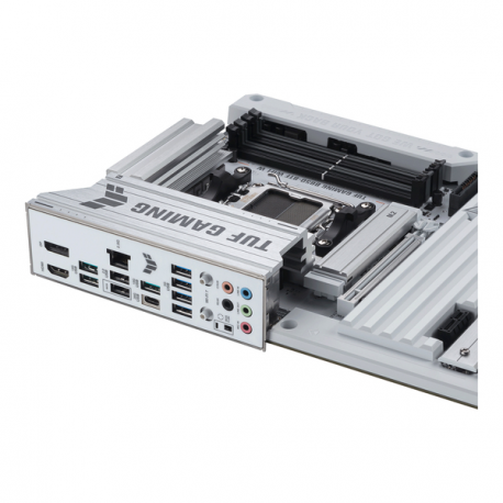 ASUS TUF GAMING B850-BTF WIFI W - Motherboard - ATX - Socket AM5 - AMD B850 Chipset - USB-C 3.2 Gen 2x2, USB-C 3.2 Gen2, USB 3.2 Gen 2, USB 3.2 Gen 1, USB4 - Wi-Fi 7, 2.5 Gigabit LAN, Bluetooth - onboard graphics (CPU required) - HD Audio (8-channel) - 10