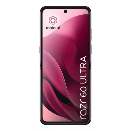Motorola RAZR 60 Ultra - 5G smartphone - dual-SIM - RAM 16 GB  /  Internal Memory 512 GB - pOLED display - 7" - 2992 x 1224 pixels (165 Hz) - 2x rear cameras 50 MP, 50 MP - front camera 50 MP - pantone cabaret - 23