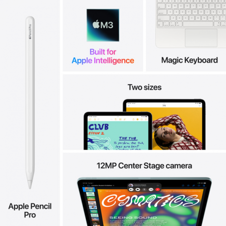 Apple 11-inch iPad Air M3 Wi-Fi + Cellular - Tablet - 128 GB - 11" IPS (2360 x 1640) - 3G, 4G, 5G - starlight - 8