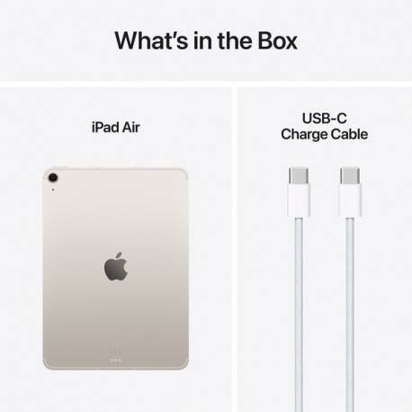 Apple 11-inch iPad Air M3 Wi-Fi + Cellular - Tablet - 128 GB - 11" IPS (2360 x 1640) - 3G, 4G, 5G - starlight - 9