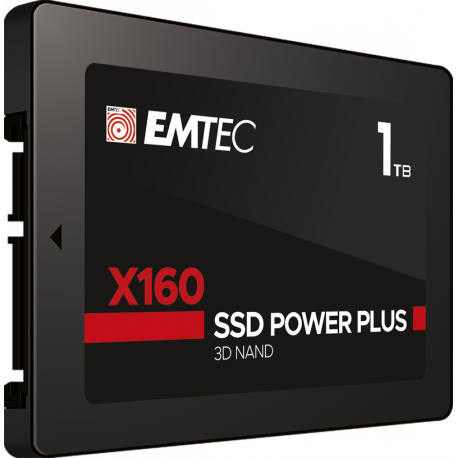 EMTEC - SSD - 1 TB - bulk pack - internal - 2.5" (in 2.5" carrier) - SATA 6Gb / s (pack of 100) - 1