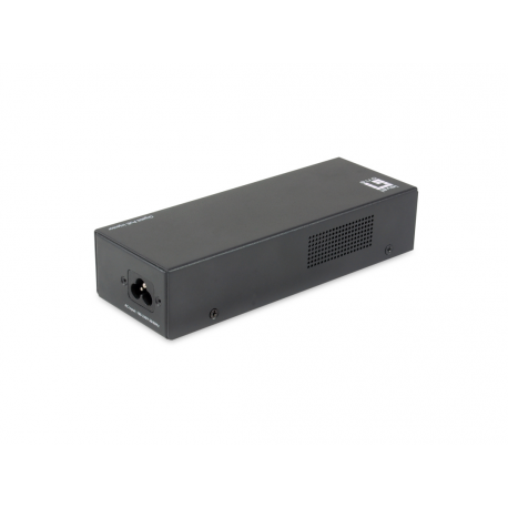 LevelOne - PoE injector - 90 Watt - output connectors: 1 - black - 1