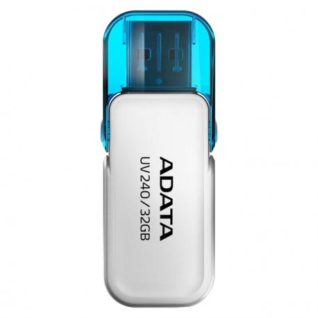 ADATA UV240 - USB flash drive - 32 GB - USB 2.0 - white - 0