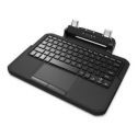 Zebra - Keyboard - 2-in-1 - with touchpad, integrated handle - backlit - dock - AZERTY - French - key switch: Scissor-Switch