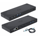 i-Tec - Docking station - USB-C  /  USB 3.0  /  Thunderbolt 3  /  Thunderbolt 4 - 2 x HDMI, 2 x DP++ - GigE - 130 Watt
