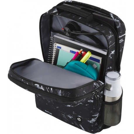 HP - Campus XL - notebook carrying backpack - 16.1" - stone marble - 2
