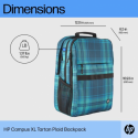HP - Campus XL - notebook carrying backpack - 16.1" - tie dye