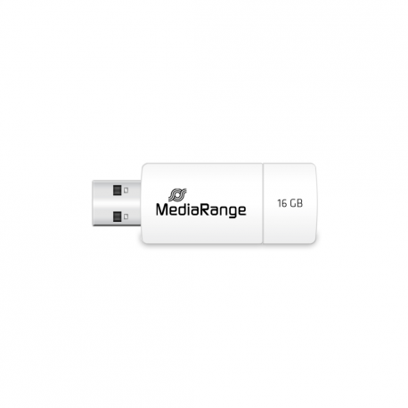 MediaRange - USB flash drive - 16 GB - USB 2.0 - white, yellow - 3