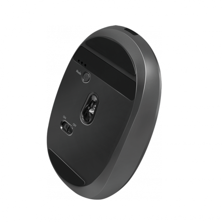 LogiLink - Mouse - optical - wireless - 2.4 GHz, Bluetooth 4.0 - USB wireless receiver - black - 5