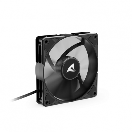 Sharkoon SilentStorm BW120 - Case fan - PWM - 120 mm - black - 6