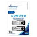 MediaRange MR911-2 - USB flash drive - 32 GB - USB 2.0 - black, silver