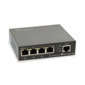 LevelOne GEP-0523 - Switch - 4 x 10 / 100 / 1000 (PoE+) + 1 x 10 / 100 / 1000 (uplink) - desktop - PoE+ (60 W)