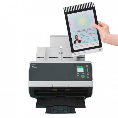 Fujitsu fi-8190 - Document scanner - Dual CIS - Duplex - 216 x 355.6 mm - 600 dpi x 600 dpi - up to 90 ppm (mono)  /  up to 90 ppm (colour) - ADF (100 sheets) - up to 13000 scans per day - Gigabit LAN, USB 3.2 Gen 1 - 7