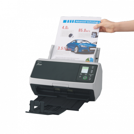 Fujitsu fi-8190 - Document scanner - Dual CIS - Duplex - 216 x 355.6 mm - 600 dpi x 600 dpi - up to 90 ppm (mono)  /  up to 90 ppm (colour) - ADF (100 sheets) - up to 13000 scans per day - Gigabit LAN, USB 3.2 Gen 1 - 20