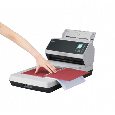 Fujitsu fi-8270 - Document scanner - flatbed: CCD  /  ADF: dual CIS - Duplex - 216 x 355.6 mm - 600 dpi x 600 dpi - up to 70 ppm (mono)  /  up to 70 ppm (colour) - ADF (100 sheets) - up to 10000 scans per day - Gigabit LAN, USB 3.2 Gen 1 - 2