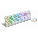 MSI Vigor GK30 combo - Keyboard and mouse set - backlit - USB - German - white