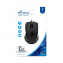 MediaRange MROS210 - Mouse - right and left-handed - optical - 3 buttons - wired - USB - black
