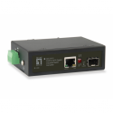 LevelOne IGC-0101 - Media converter - GigE - 10Base-T, 100Base-TX, 1000Base-T, 1000Base-X - RJ-45  /  SFP (mini-GBIC)