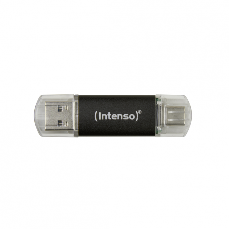 Intenso Twist Line - USB flash drive - 64 GB - USB 3.2 Gen 1  /  USB-C - anthracite - 0