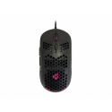 Conceptronic DJEBBEL04B 6D - Mouse - honeycomb shell - right-handed - optical - 6 buttons - wired - USB 2.0 - black