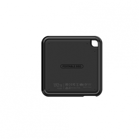 SILICON POWER PC60 - SSD - 2 TB - external (portable) - USB 3.2 Gen 2 - 256-bit AES - black - 2