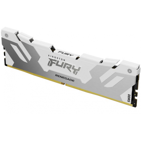Kingston FURY Renegade - DDR5 - kit - 48 GB: 2 x 24 GB - DIMM 288-pin - 8000 MT/s / PC5-64000 - CL38 - 1.4 V - clocked unbuffered - on-die ECC - silver, white - 5