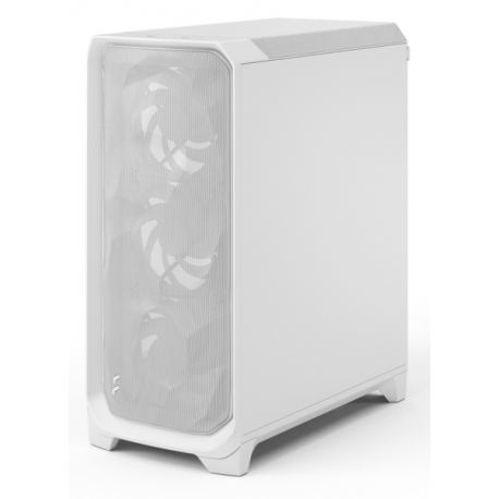 Fractal Design Meshify 3 - Tower - extended ATX - no power supply (ATX) - white TG clear tint - USB / Audio - 4