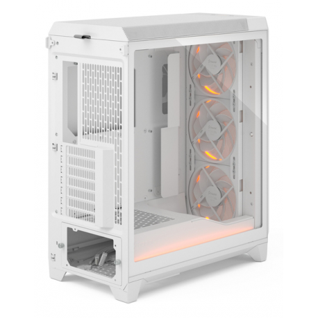 Fractal Design Meshify 3 Ambience Pro - Tower - extended ATX - no power supply (ATX) - white TG clear tint - USB / Audio - 11