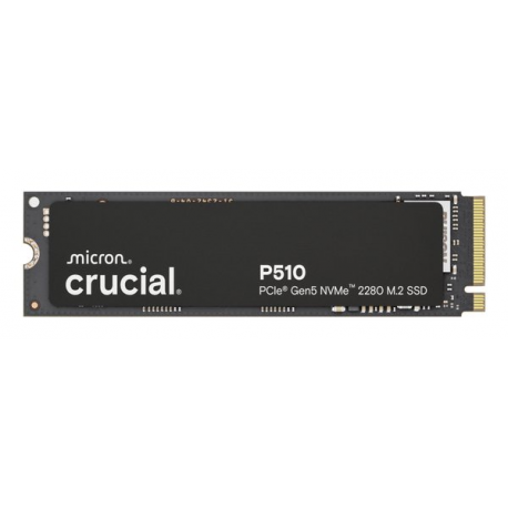 Crucial P510 - SSD - 1 TB - internal - M.2 2280 - PCI Express 5.0 x4 (NVMe) - 0