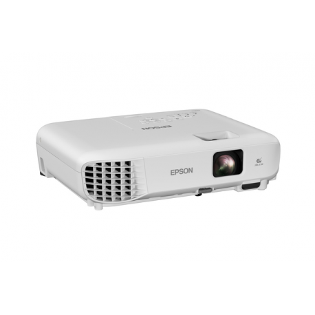 Epson EB-W53 - 3LCD projector - portable - 4000 lumens (white) - 4000 lumens (colour) - WXGA (1280 x 800) - 16:10 - white - 8